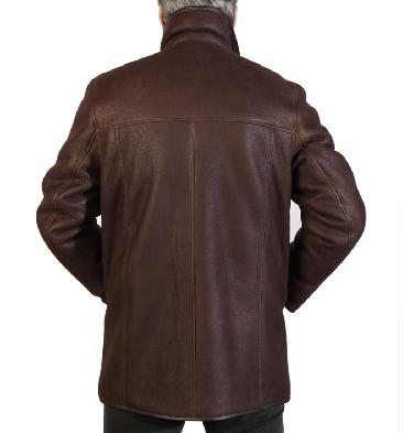 SL117420 - Mens Classic Sheepskin Coat In A Nappalamb Finish